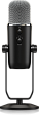 Behringer BIGFOOT конденсаторный USB-микрофон, 3 капсюля, диаграммы:двунаправленная, кардиоидная, всенаправленная, стерео. Разъемы USB, 3,5mm Jack